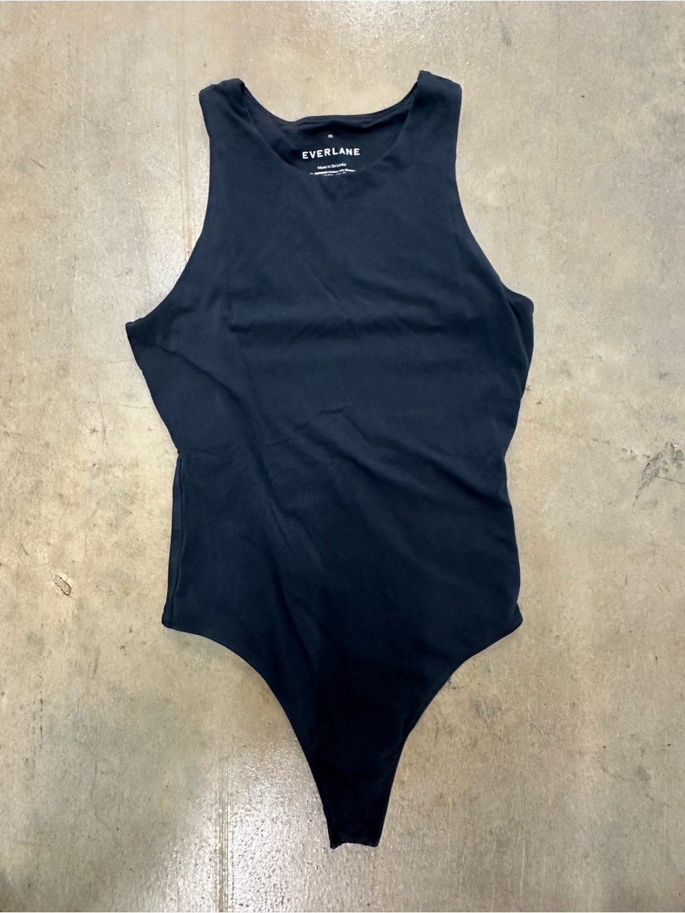 Everlane Black Sleeveless Bodysuit